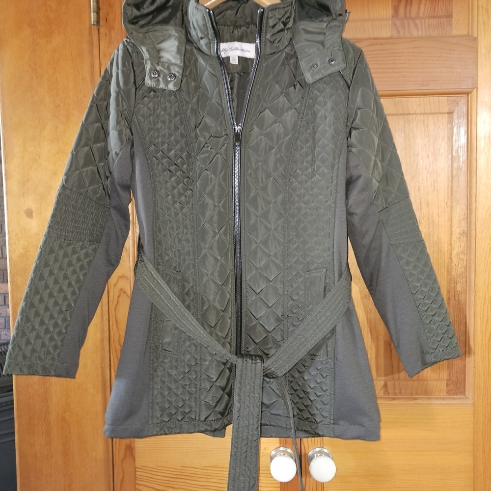 Olive Quilted Women's Jacket